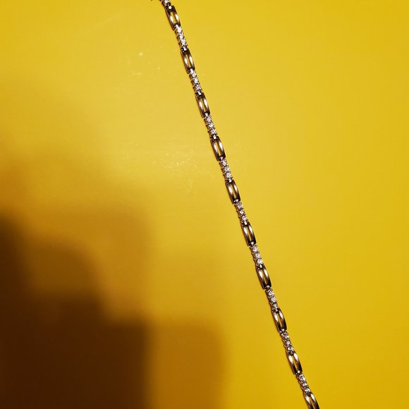 BRAND  NEW  DIAMOND  TENNIS  BRACELET  14K  WHITE  GOLD - Picture 6 of 8